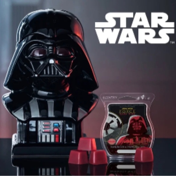 SCENTSY DARTH VADER WARMER with wax